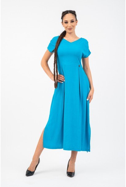 Дамска ленена рокля 925108-2