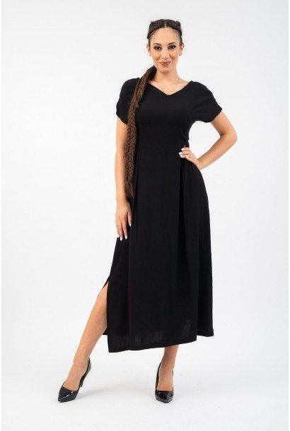 Дамска ленена рокля 925108-1