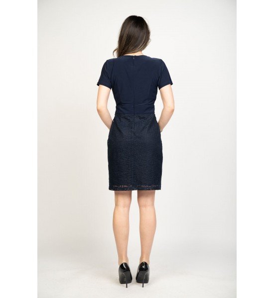 Дамска черна рокля 925110-1 от Popov.Fashion