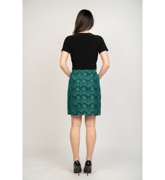 Дамска черна рокля 925110-2 от Popov.Fashion