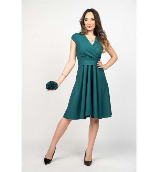 Дамска черна рокля 925107-1 от Popov.Fashion