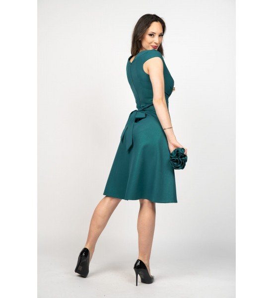Дамска черна рокля 925107-1 от Popov.Fashion