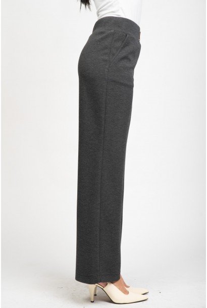 Дамски панталон с широк крачол 125403-4