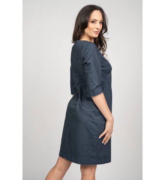 Дамска дънкова рокля 926102-1