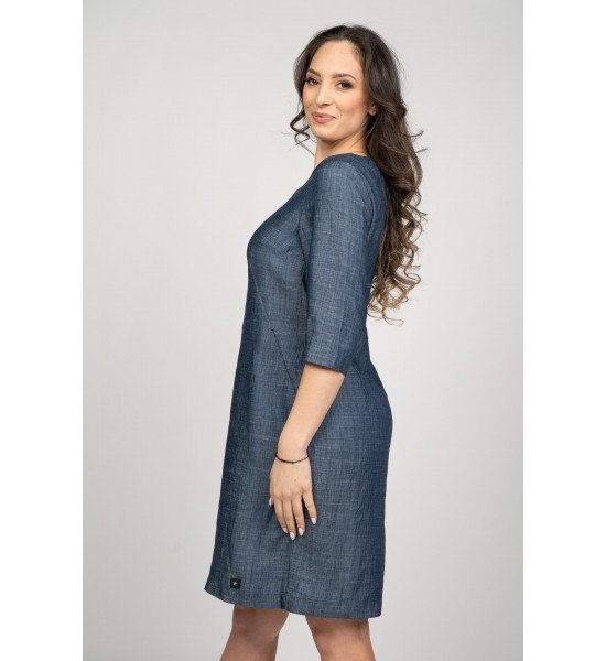 Дамска дънкова рокля 926102-2