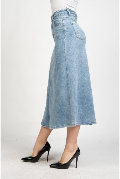 Дамска дънкова пола 326110