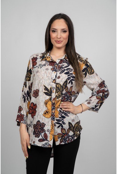 Дамска ленена риза 826125