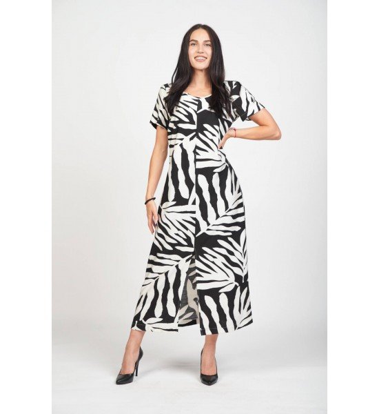 Дамска ленена рокля 925131 от Popov.Fashion