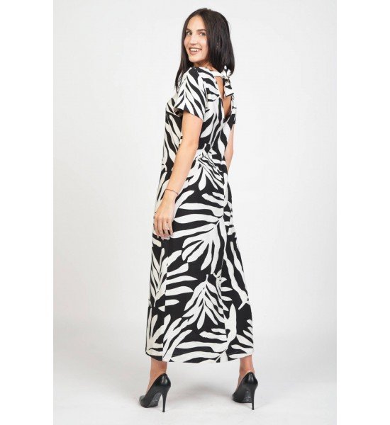 Дамска ленена рокля 925131 от Popov.Fashion
