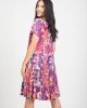 Дамска вискозна рокля с къс ръкав 925132-1 от Popov.Fashion