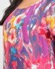 Дамска вискозна рокля с къс ръкав 925132-1 от Popov.Fashion