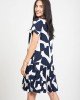 Дамска вискозна рокля с къс ръкав 925132-3 от Popov.Fashion