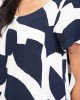 Дамска вискозна рокля с къс ръкав 925132-3 от Popov.Fashion