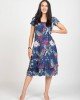 Дамска  рокля с къс ръкав 925133-1 от Popov.Fashion