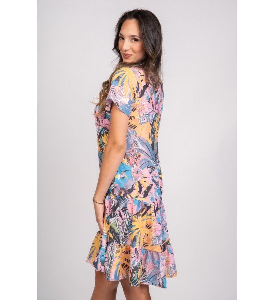 Дамска  рокля с къс ръкав 925136 от Popov.Fashion