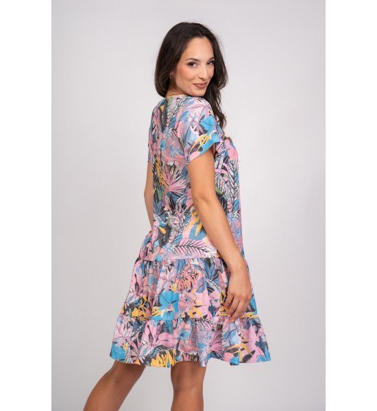 Дамска  рокля с къс ръкав 925136 от Popov.Fashion