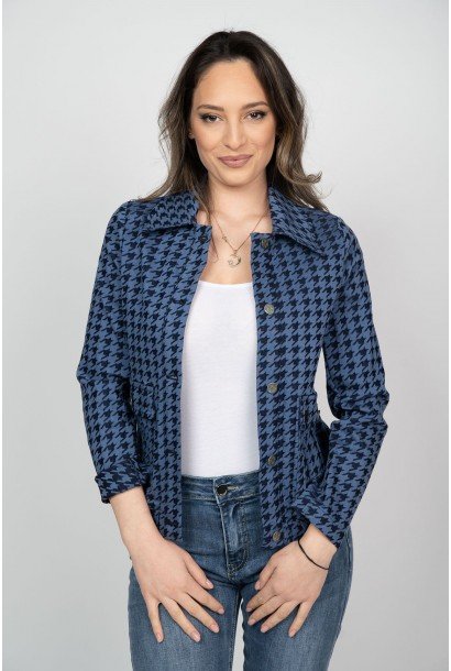 Дамско дънково яке 625101-1