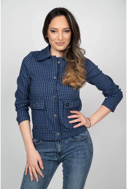 Дамско дънково яке 625101-2