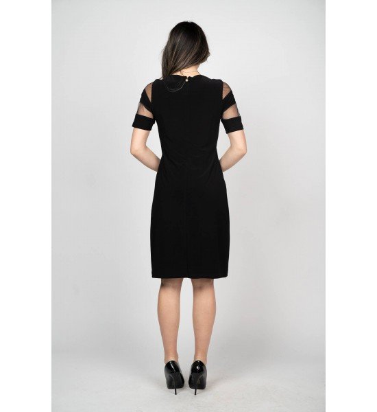 Дамска черна рокля 925102  от Popov.Fashion