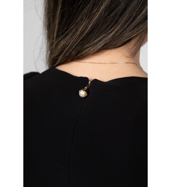 Дамска черна рокля 925102  от Popov.Fashion