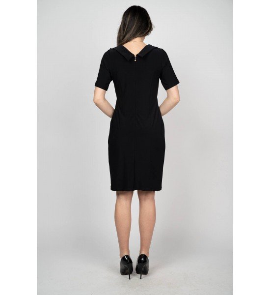 Дамска черна рокля 925103-1  от Popov.Fashion