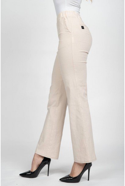 Ленен дамски панталон 125109-3