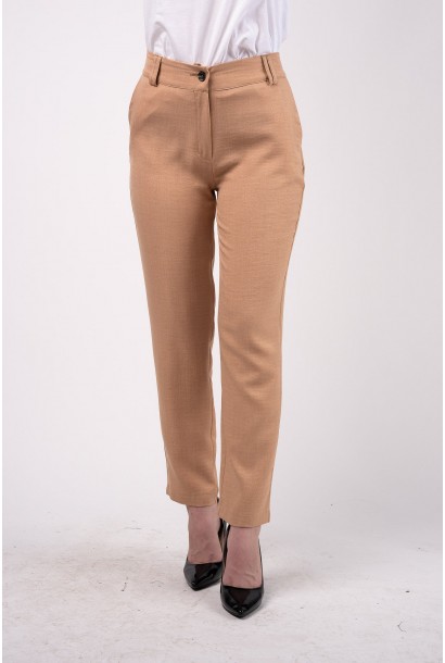 Ленен дамски панталон 122110-9