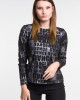 Черна дамска блуза 521406-1 от Popov.Fashion