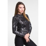 Черно дамско полуполо 521407-1