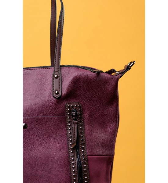 Чанта от изкуствена кожа 183681-2 от Popov.fashion