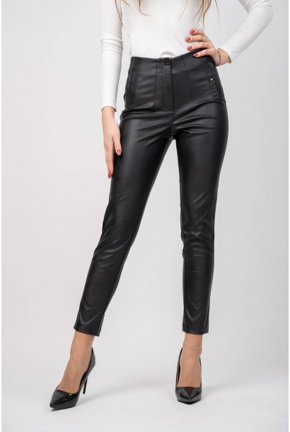 Дамски кожен панталон 123405