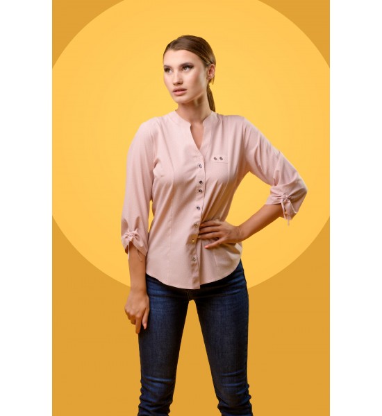 Дамска розова риза 521503-3 от Popov.Fashion