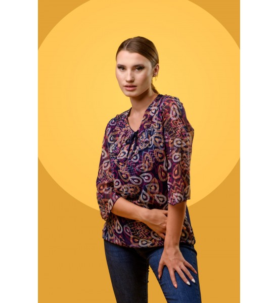 Дамска шифонена блуза 521505-5 от Popov.Fashion