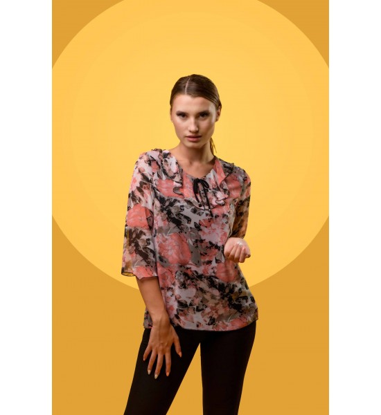 Дамска шифонена блуза 521505-7 от Popov.Fashion