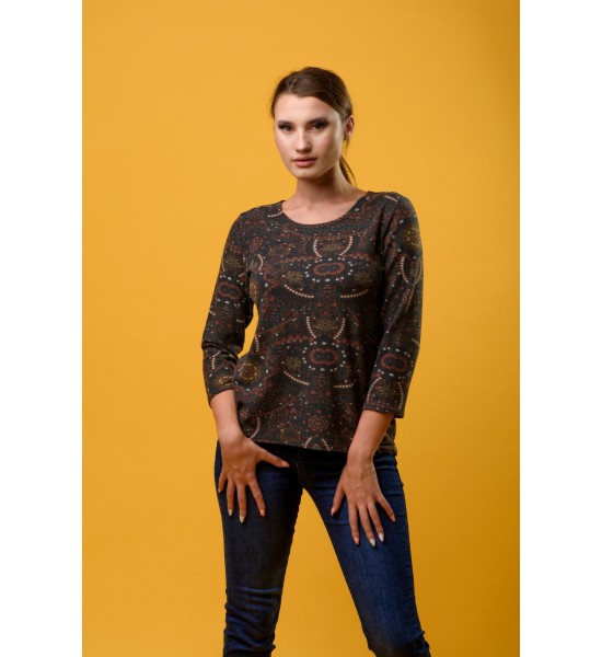 Дамска памучна блуза 521512-1 от Popov.Fashion