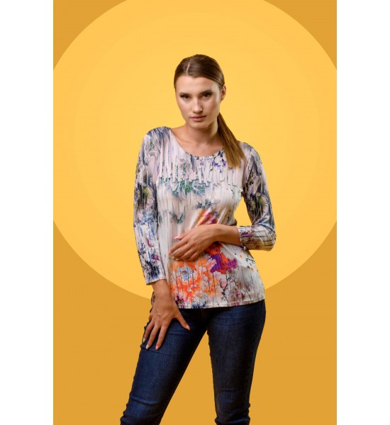 Дамска памучна блуза 521514-1 от Popov.Fashion