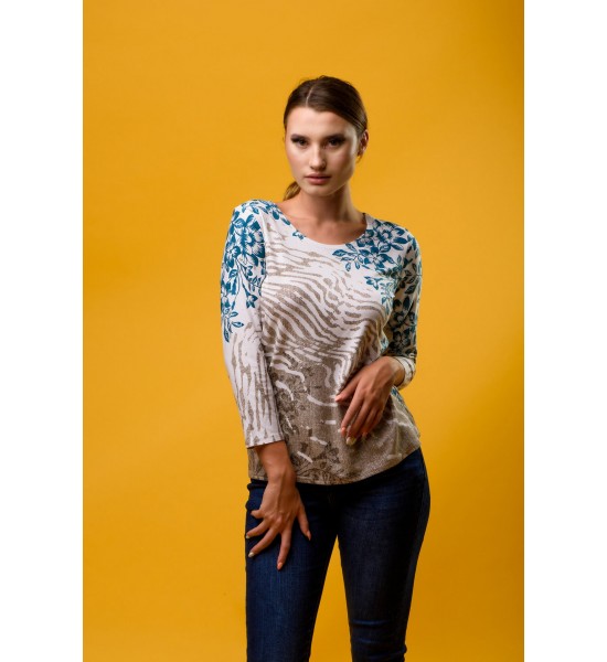 Дамска памучна блуза 521515 от Popov.Fashion