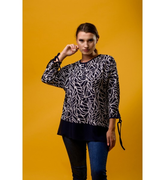 Дамска асиметрична блуза 521510-3 от Popov.Fashion