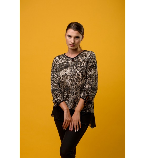 Дамска асиметрична блуза 521510-5 от Popov.Fashion