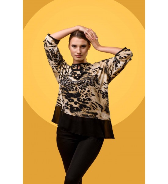 Дамска асиметрична блуза 521510-4 от Popov.Fashion