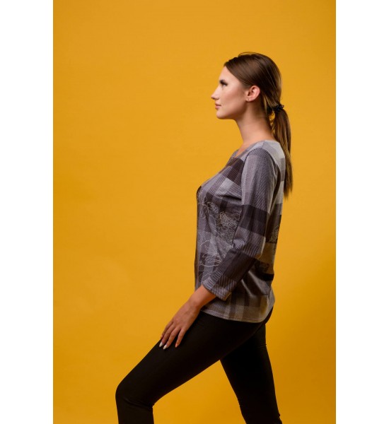 Дамска памучна блуза 521511-2 от Popov.Fashion