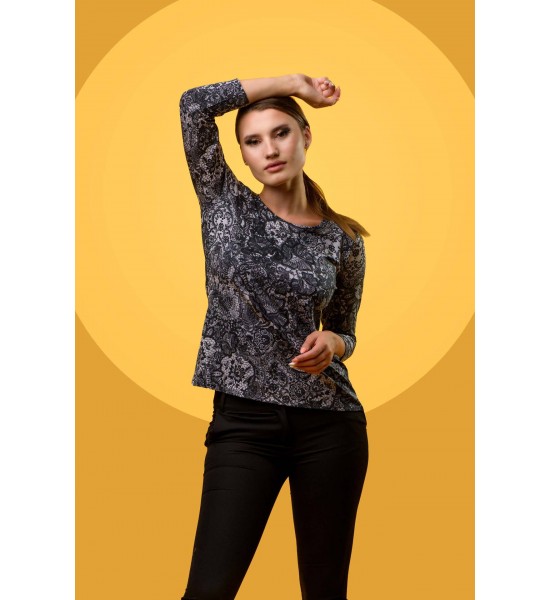 Дамска памучна блуза 521513-1 от Popov.Fashion