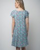 Дамска вискозна рокля с къс ръкав 922111-3 от Popov.Fashion