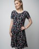 Разкроена дамска рокля  с къс ръкав 922115-1  от Popov.Fashion