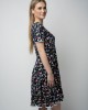 Разкроена дамска рокля  с къс ръкав 922115-1  от Popov.Fashion