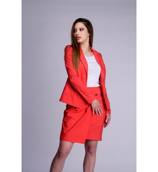 Дамскa червена пола 221301-3 от  Popov.fashion
