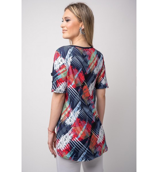 Дамска блуза с къс ръкав 522105-3 от Popov.Fashion
