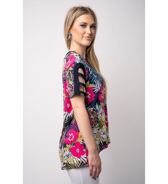 Дамска блуза с къс ръкав 522105-4 от Popov.Fashion