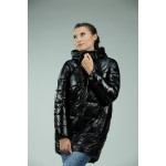 Черно дамско зимно яке 6211532-1