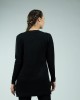 Черна дамска плетена туника A-132-1 от Popov.Fashion